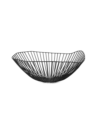 Serax Serax - Antonio Sciortino - Sculpture - Cesira - panier en fer - 39cm - noir