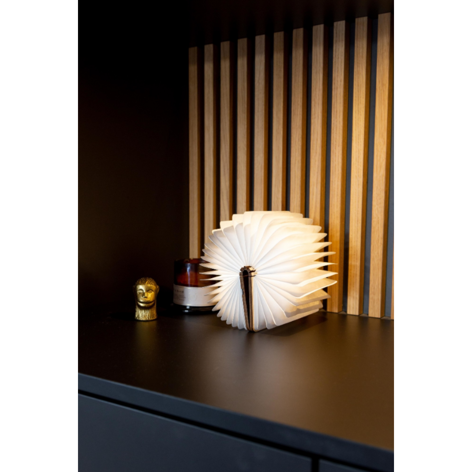 LEDR LEDR - Lampe - Livre - Noyer - Marron - M