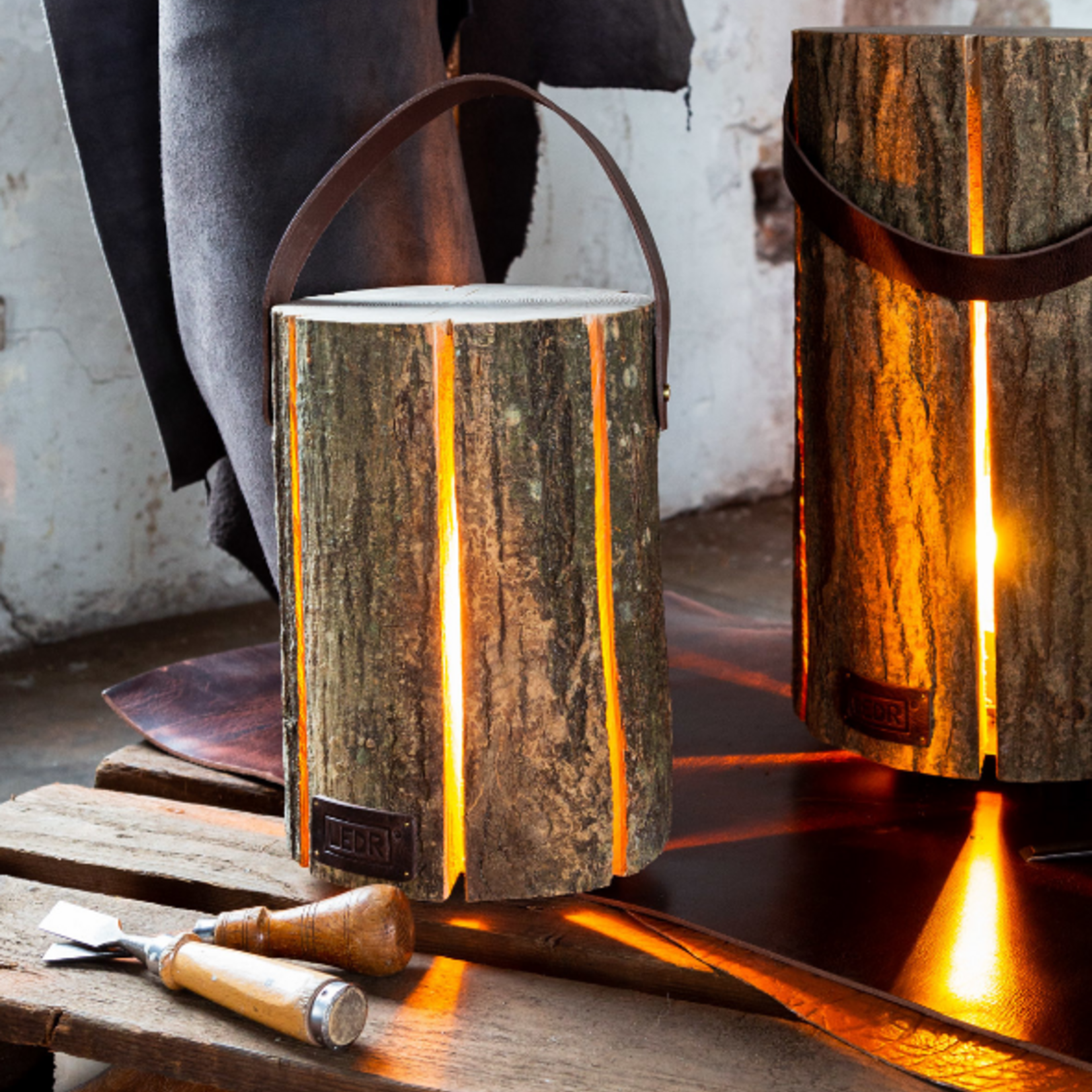 LEDR LEDR - Wood Light - Essenhout - M - 30cm