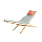Weltevree Weltevree - Chaise longue en bois - avec coussins - bois de mélèze