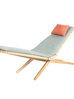 Weltevree Weltevree - Chaise longue en bois - avec coussins - bois de mélèze