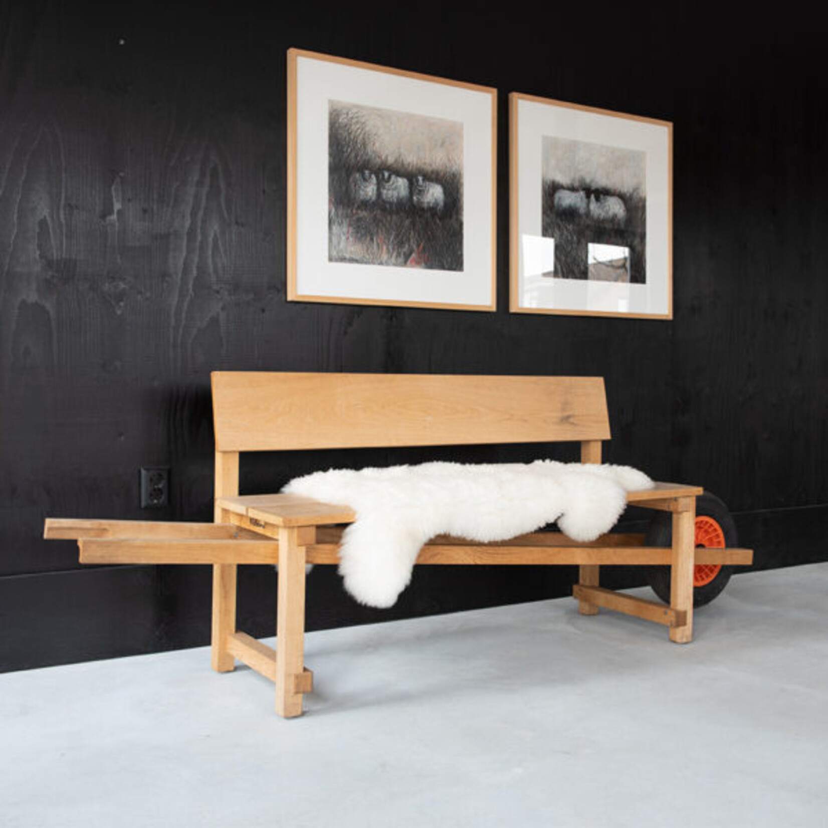 Weltevree WELTEVREE - WHEELBENCH - Eik