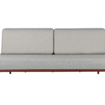 Weltevree Weltevree - Sofabed - Rood Frame - Licht Grijs