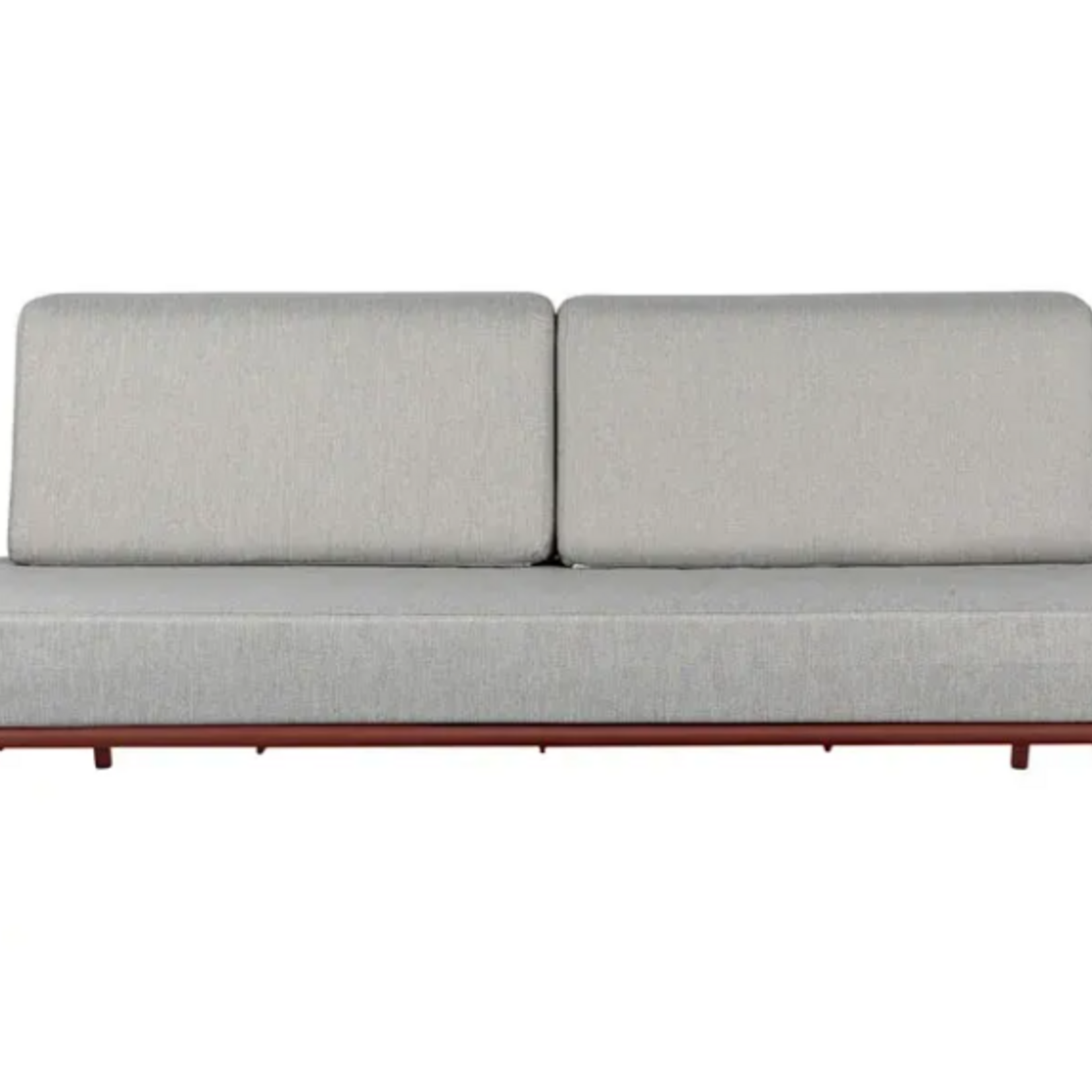 Weltevree Weltevree - Sofabed - Rood Frame - Licht Grijs