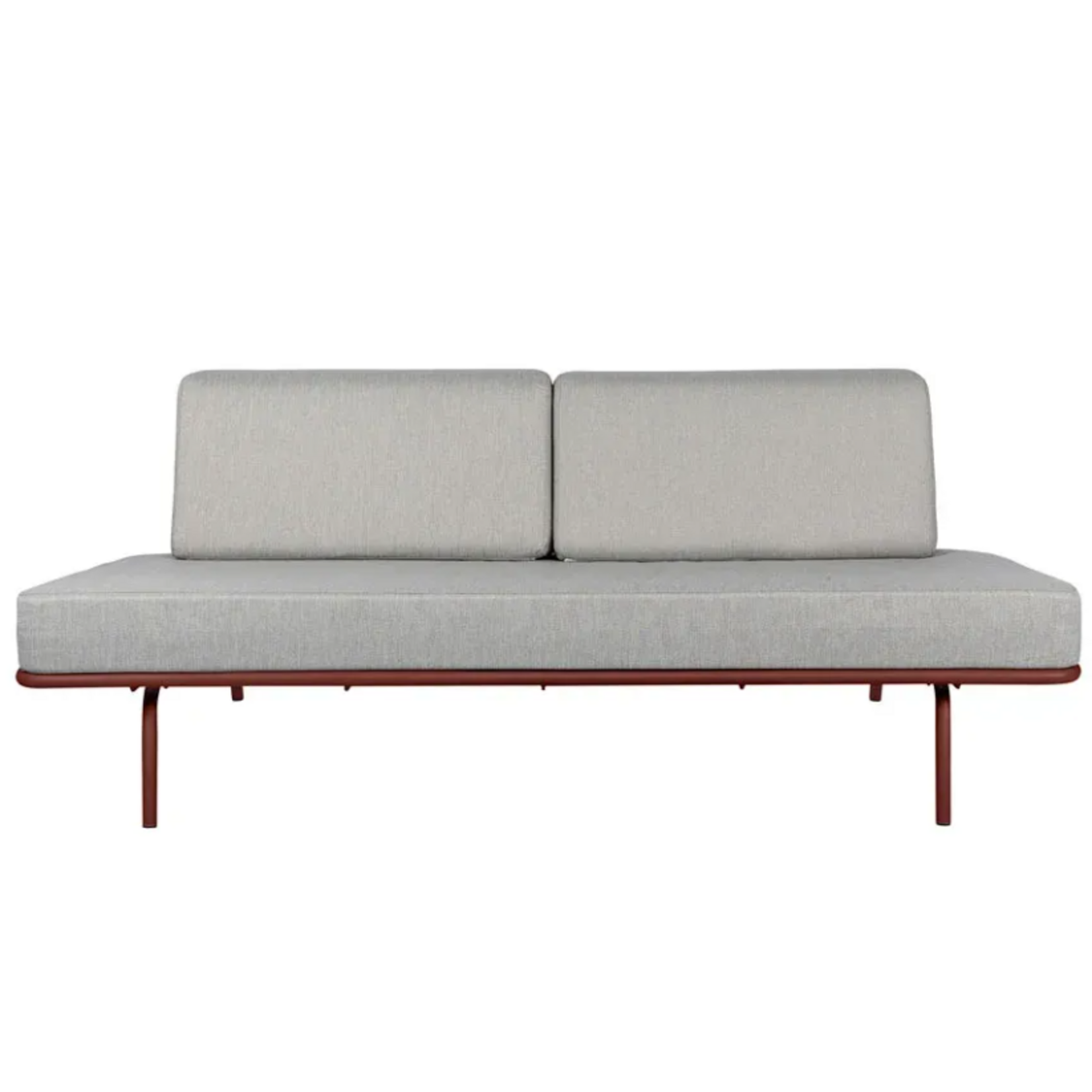 Weltevree Weltevree - Sofabed - Rood Frame - Licht Grijs