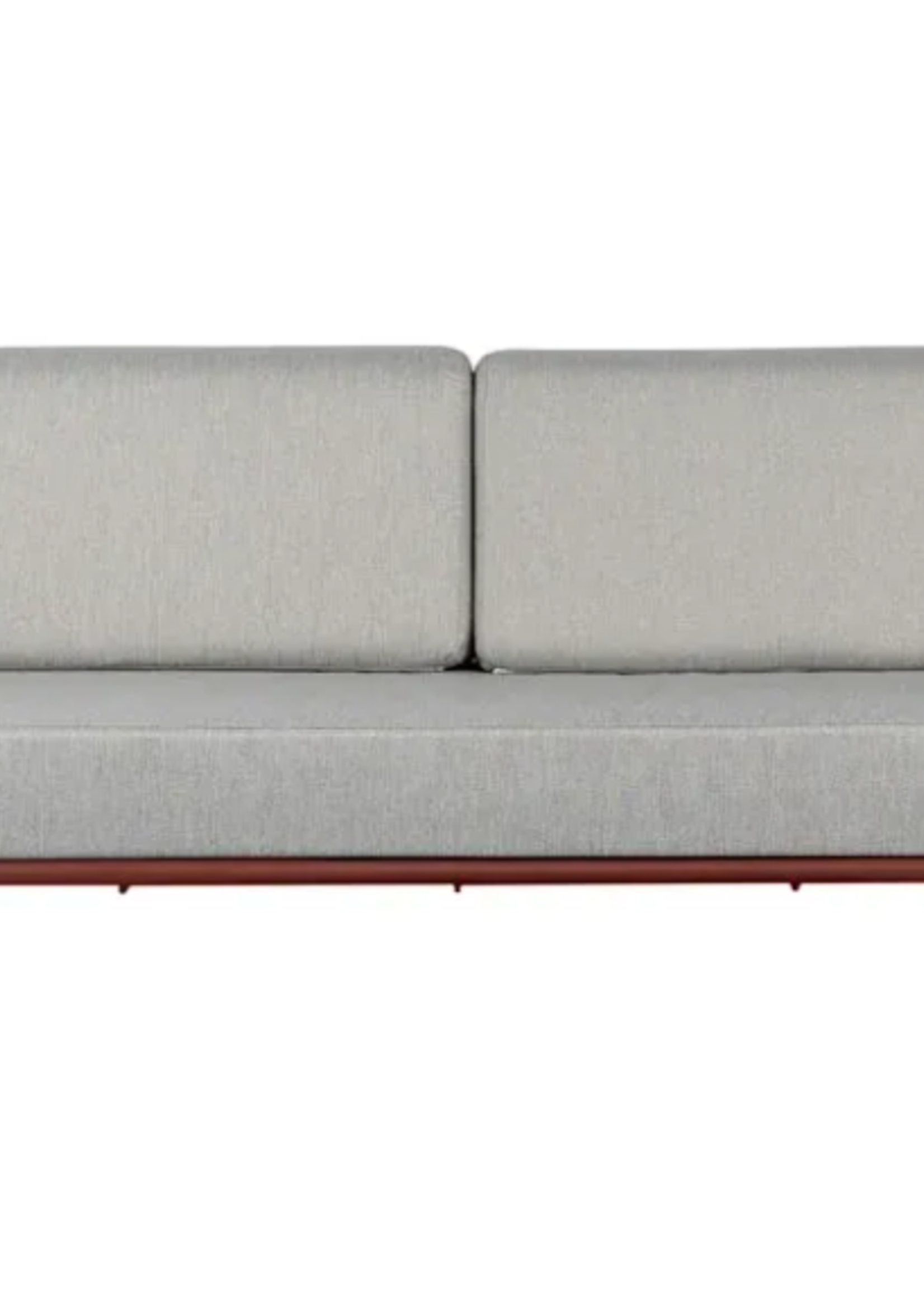 Weltevree Weltevree - Sofabed - Rood Frame - Licht Grijs