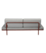 Weltevree - Canapé-lit - Cadre Rouge - Gris clair