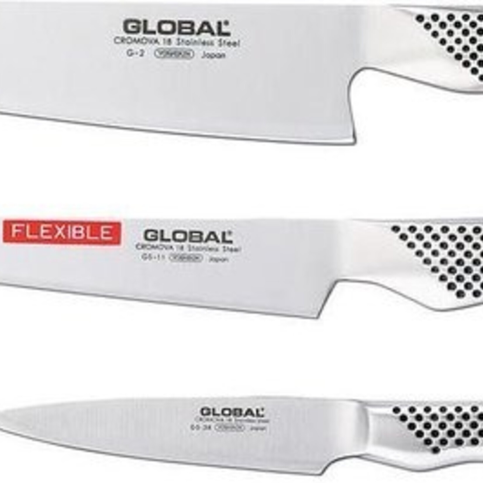 GLOBAL Global - Set de couteaux - G-21138 -3 pièces