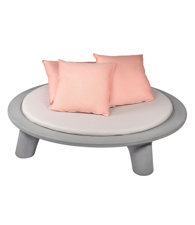 Weltevree - FLYING DISHMAN - Lounge island garden - avec set de coussins orange