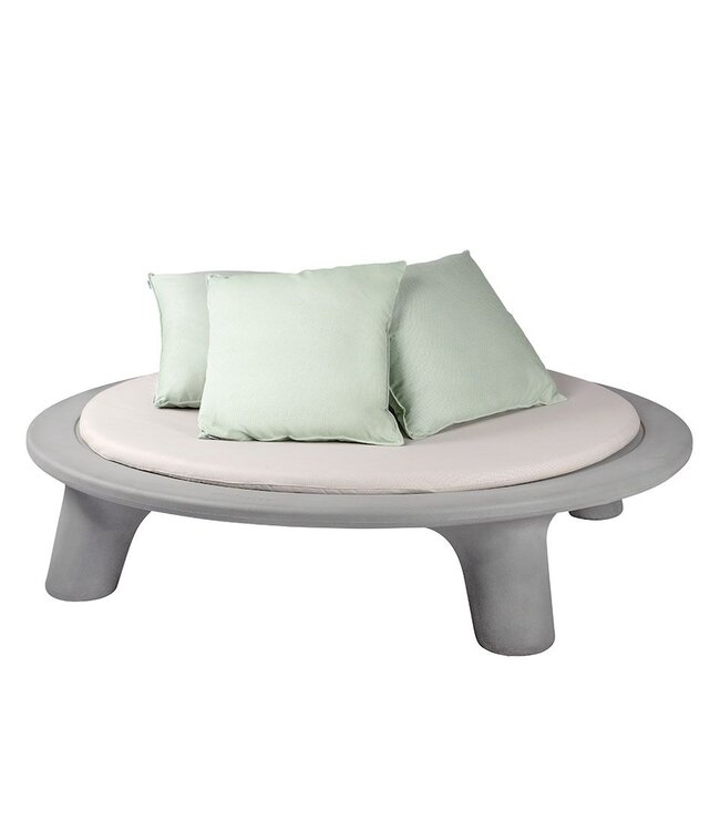 Weltevree Weltevree - FLYING DISHMAN - Lounge island garden - avec set de coussins vert