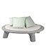 Weltevree Weltevree - FLYING DISHMAN - Lounge island garden - avec set de coussins vert