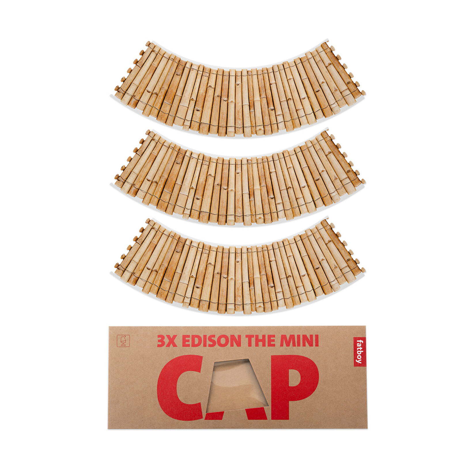Fatboy Edison Mini Cappie Set van 3 - Bam Boo