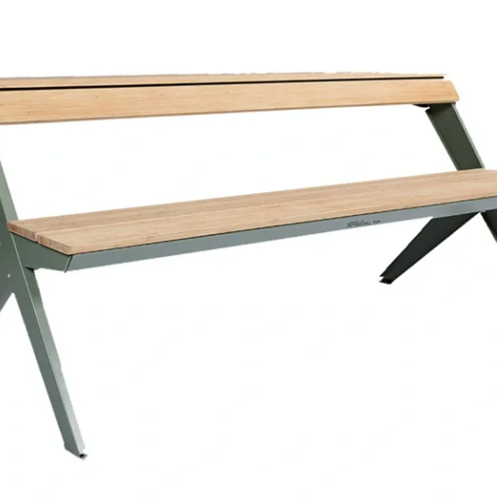 Weltevree Weltevree - Tablebench - Table de pique-nique intelligente ou banc avec support dorsal - Cement Grey