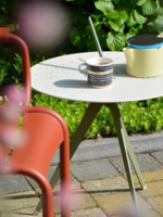 Weltevree Weltevree - Sundial Table - Zonnewijzer en bijzettafel - Reed green