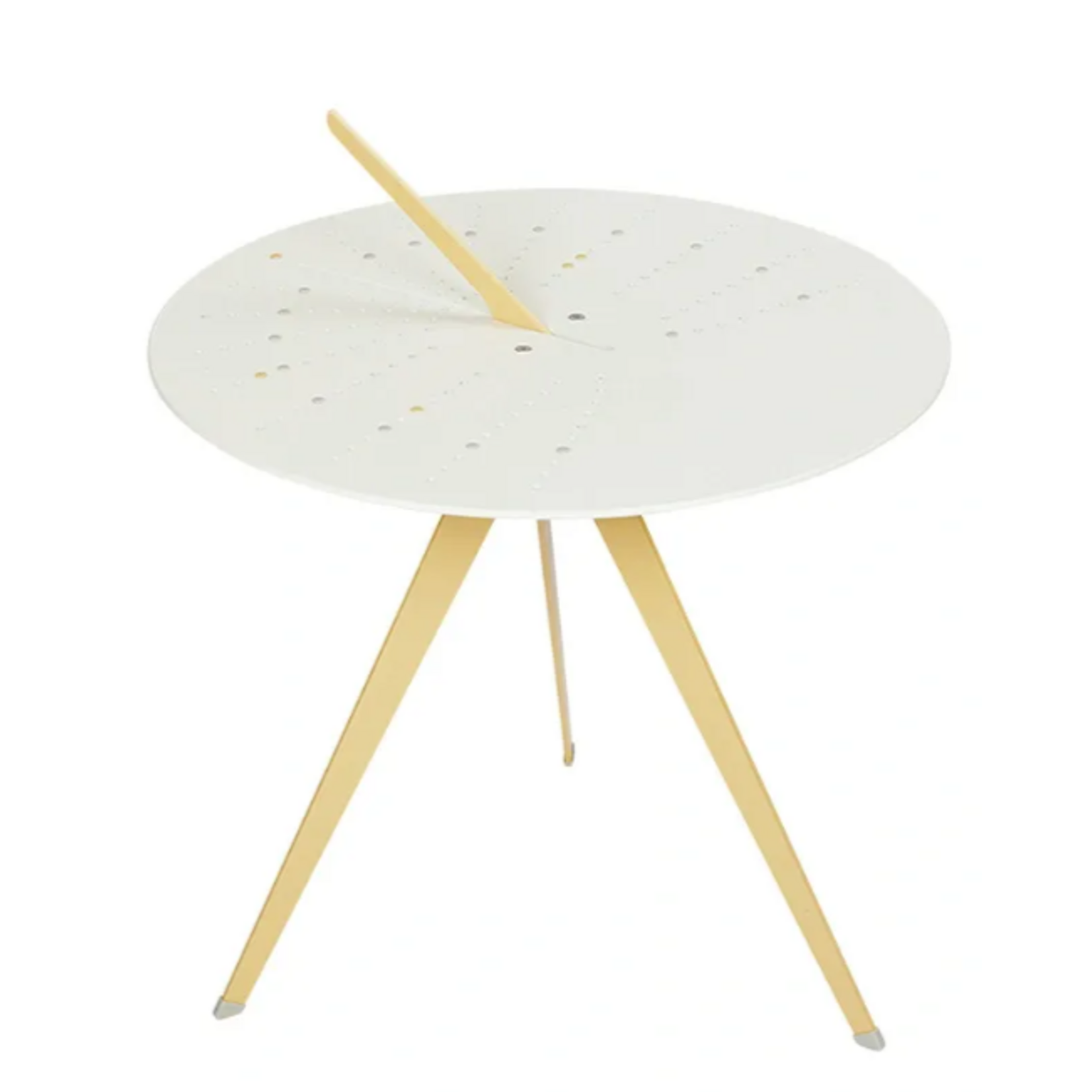 Weltevree Weltevree - Sundial Table - Zonnewijzer en bijzettafel - Zandgeel