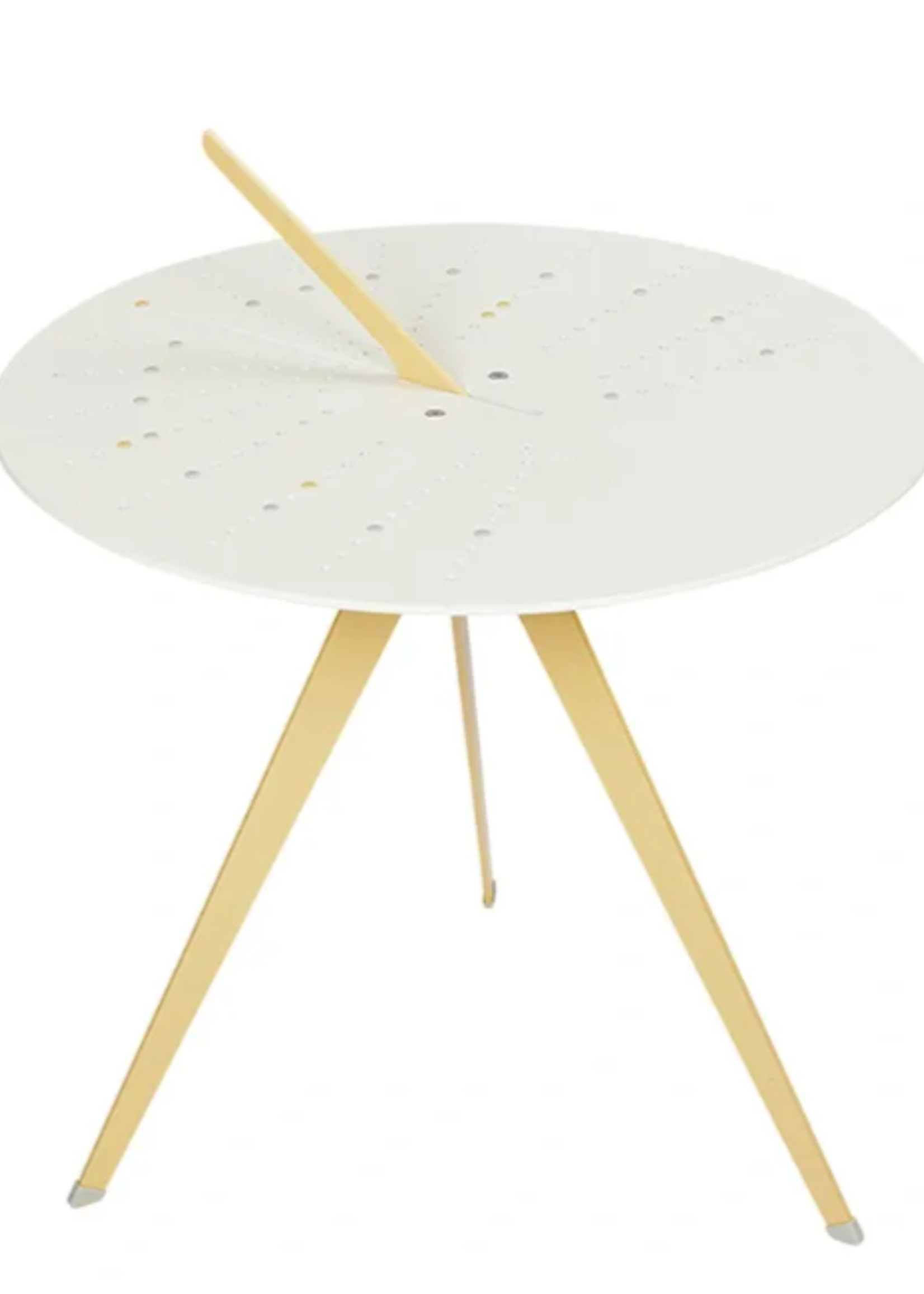 Weltevree Weltevree - Sundial Table - Zonnewijzer en bijzettafel - Zandgeel