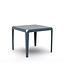 Weltevree - Bended Table 90 - Grijs Blauw - Lichtgewicht aluminium tuintafel