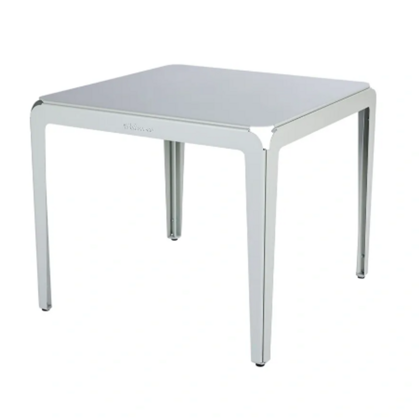 Weltevree Weltevree - Bended Table 90 - Gris agate - Table de jardin légère en aluminium