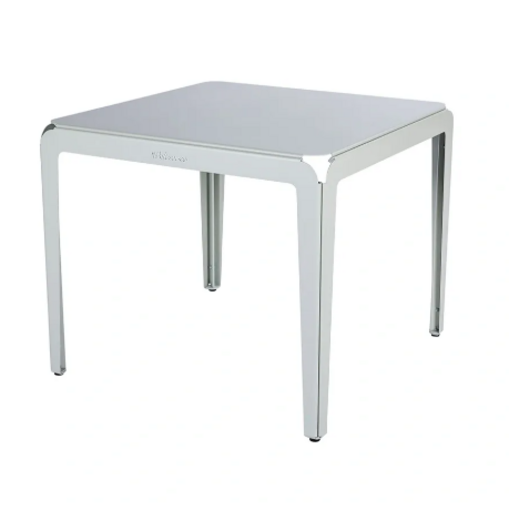 Weltevree Weltevree - Bended Table 90 - Agate Grey - Lichtgewicht aluminium tuintafel