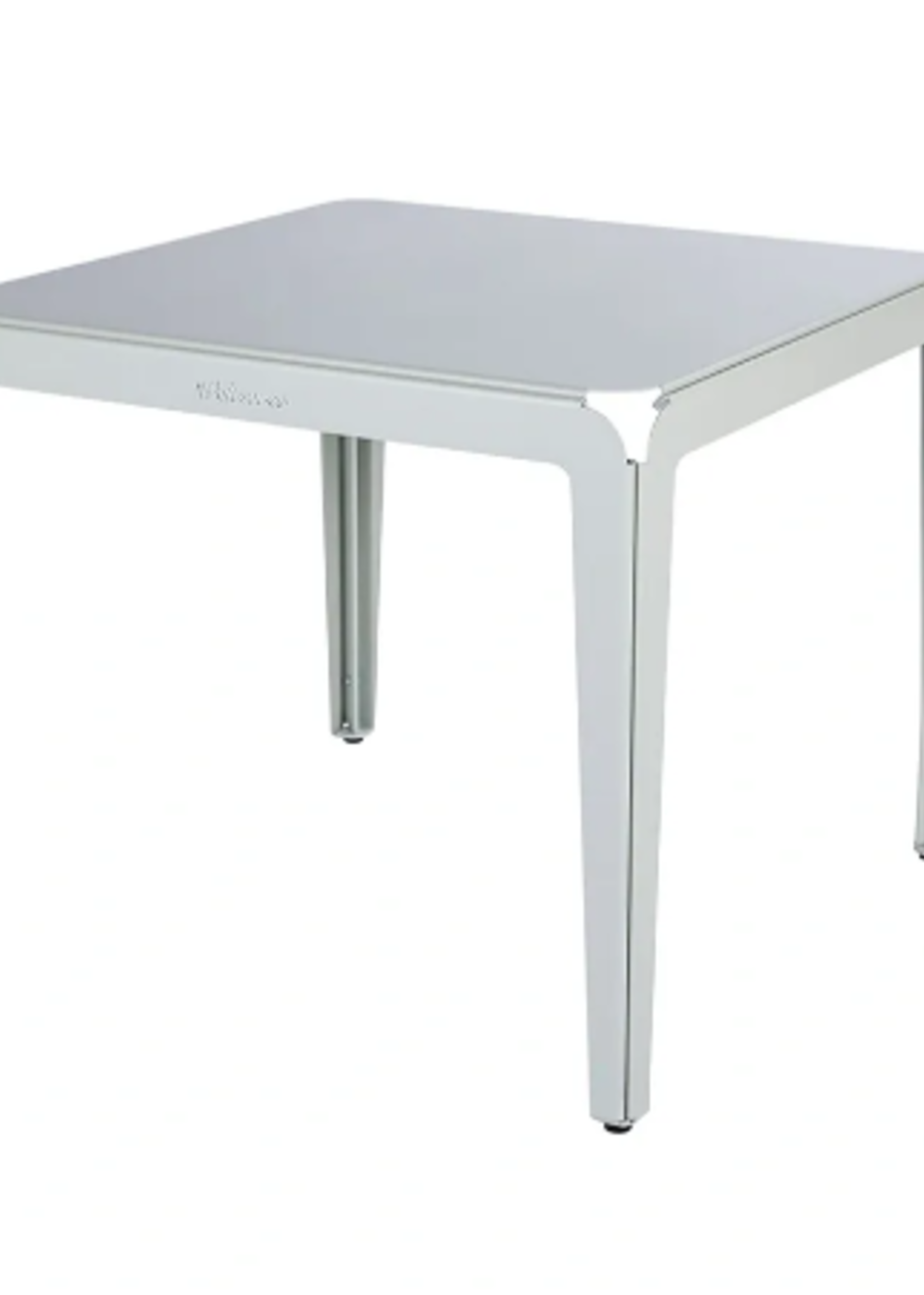 Weltevree Weltevree - Bended Table 90 - Agate Grey - Lichtgewicht aluminium tuintafel