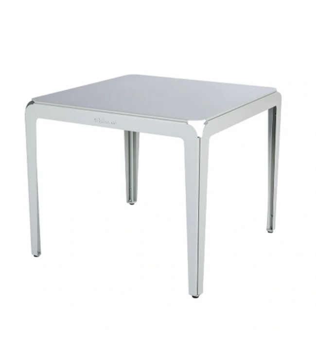 Weltevree - Bended Table 90 - Gris agate - Table de jardin légère en aluminium