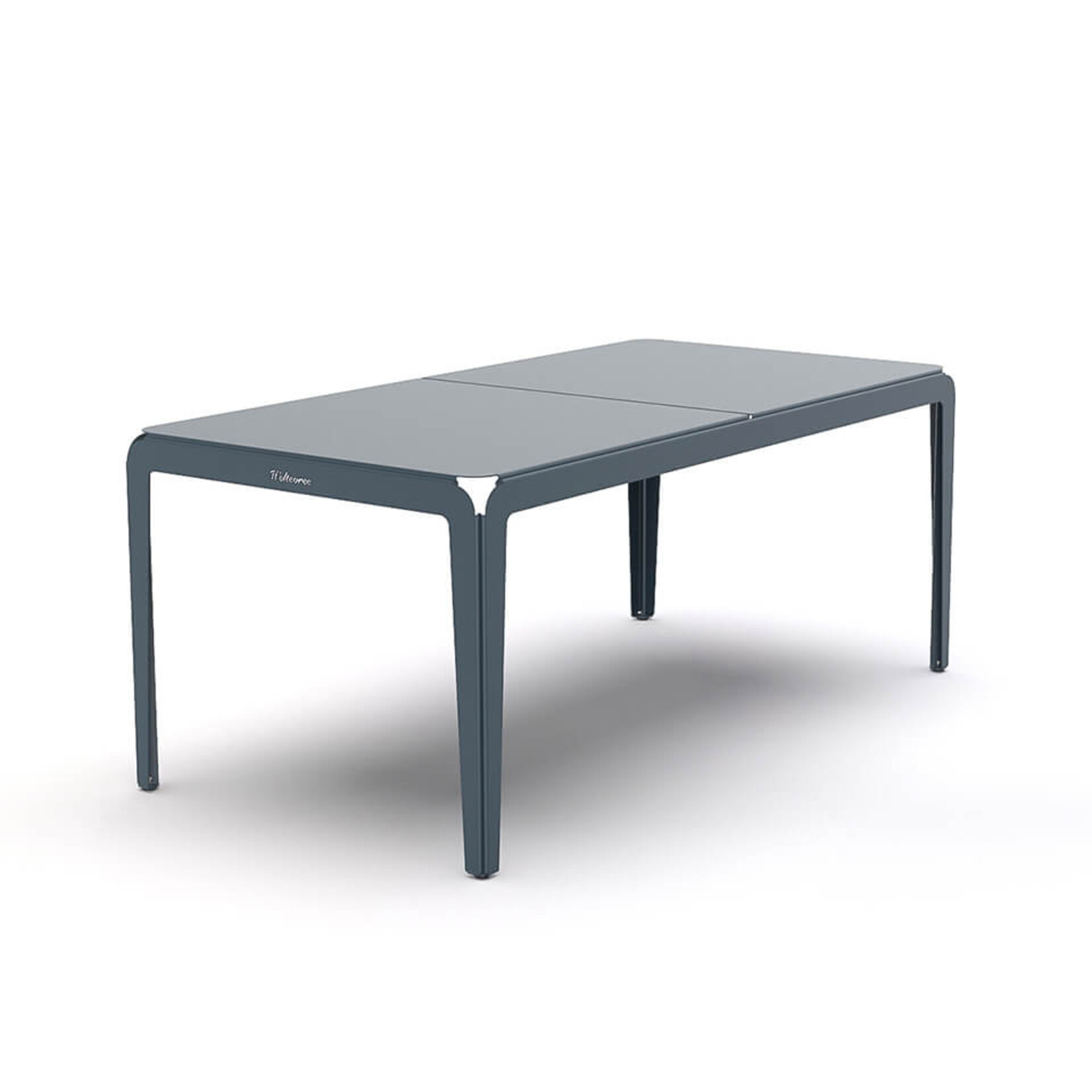 Weltevree Weltevree - Bended Table 180 - Lichtgewicht aluminium tuintafel - Grey Blue