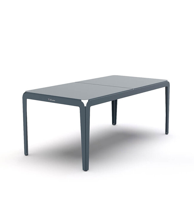 Weltevree - Bended Table 180 - Table de jardin légère en aluminium - Gris Bleu