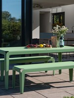 Weltevree Weltevree - Bended Table 180 - Lichtgewicht aluminium tuintafel - Pale Green