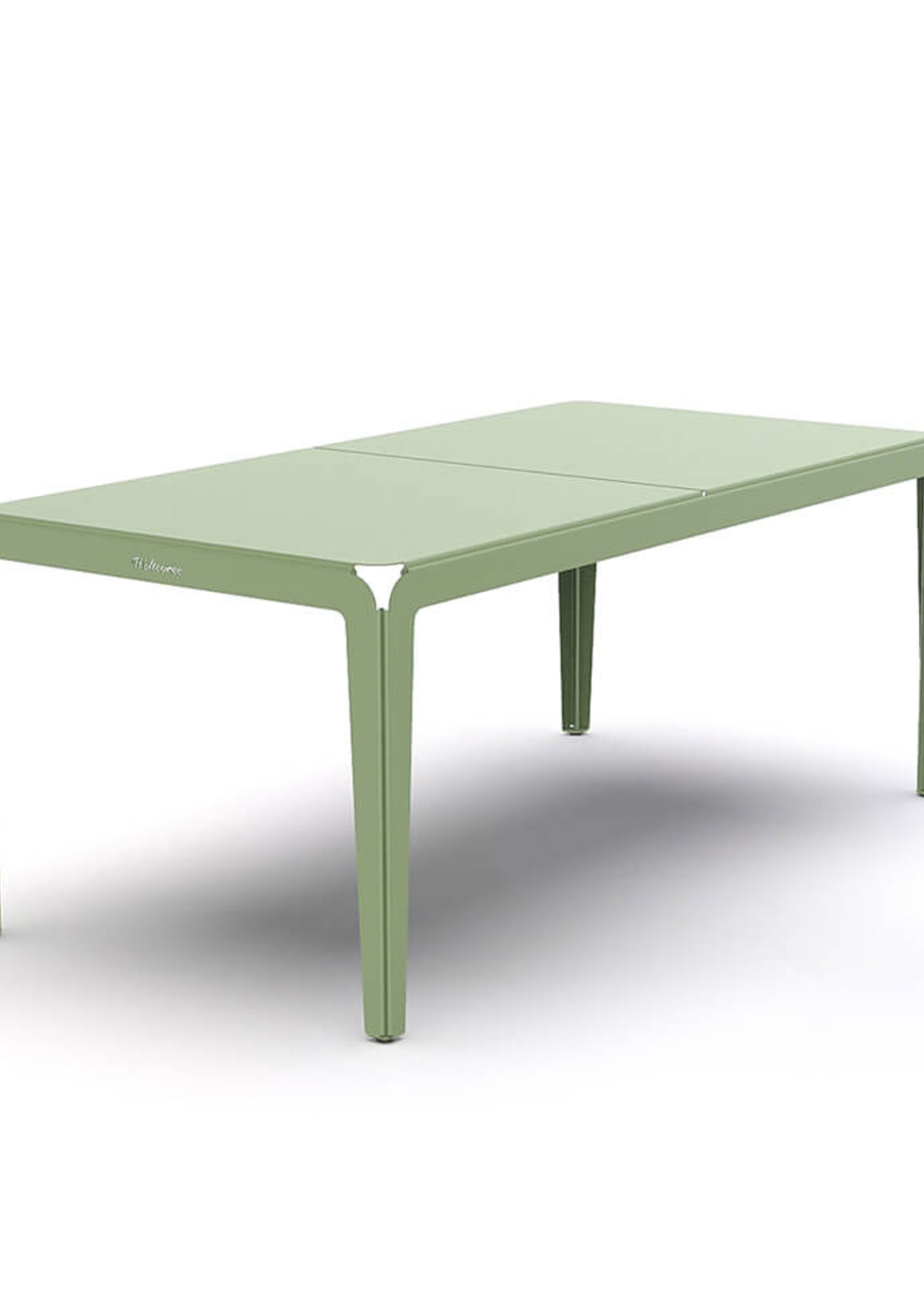 Weltevree Weltevree - Bended Table 180 - Lichtgewicht aluminium tuintafel - Pale Green