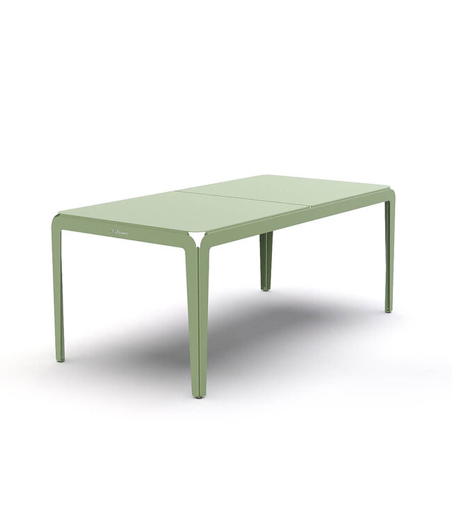 Weltevree - Bended Table 180 - Table de jardin légère en aluminium - Vert pâle