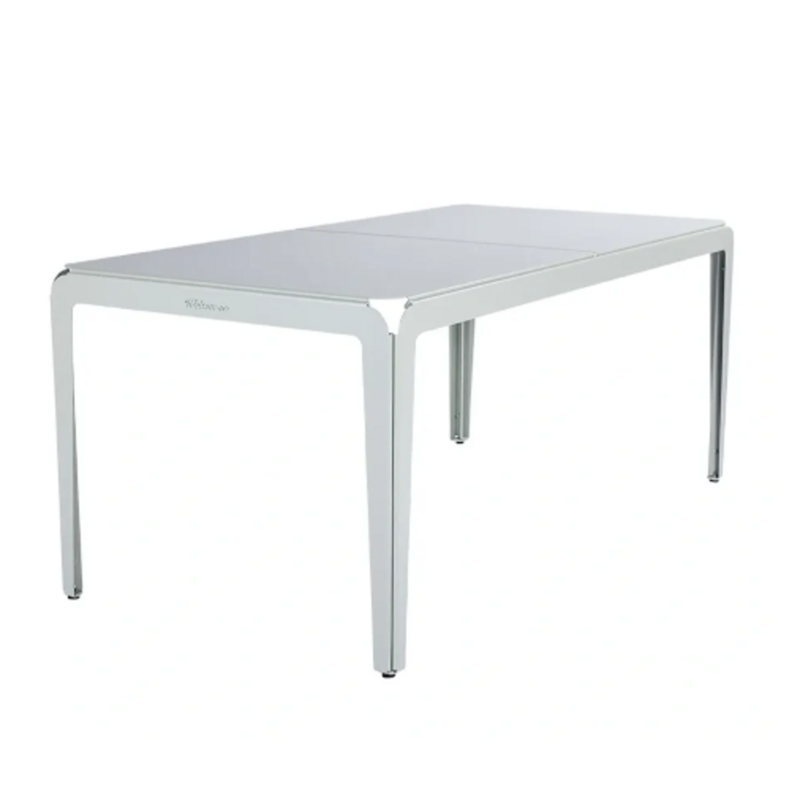 Weltevree Weltevree - Bended Table 180 - Table de jardin légère en aluminium - Gris agate