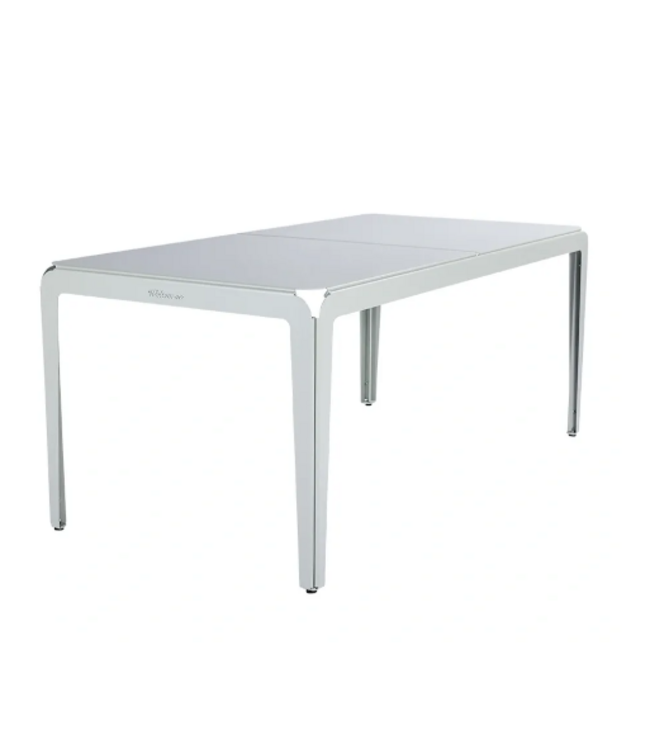 Weltevree Weltevree - Bended Table 180 - Table de jardin légère en aluminium - Gris agate