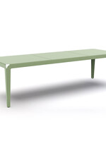 Weltevree Weltevree - Bended Table 270 - Table de jardin légère en aluminium - Vert pâle