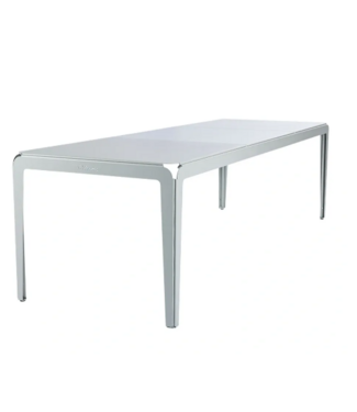 Weltevree Weltevree - Bended Table 270 - Table de jardin légère en aluminium - Gris agate