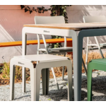 Weltevree Weltevree - Bended Table Wood 220 - Stalen Tuintafel met houten blad - Agate Grey