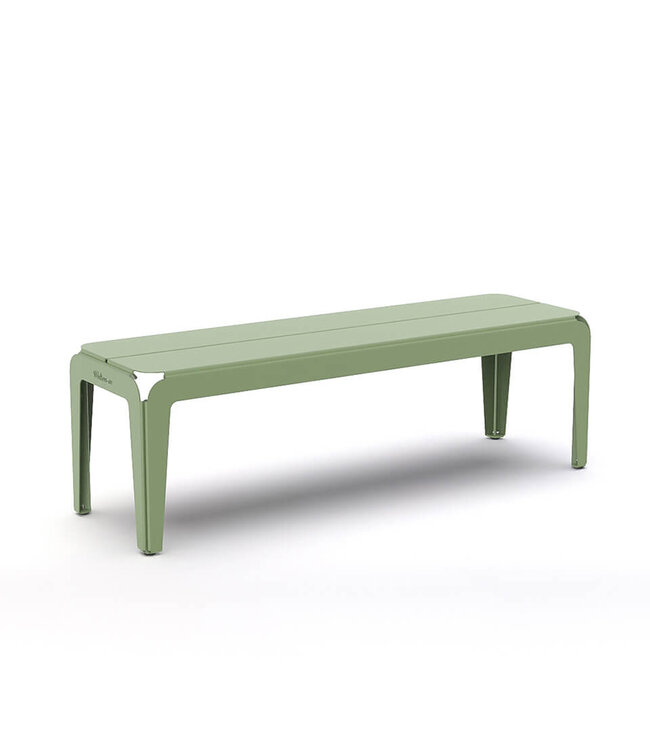 Weltevree Weltevree - Bended Bench 140 - Lichtgewicht aluminium tuinbank - Pale Green