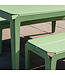 Weltevree Weltevree - Bended Bench 140 - Lichtgewicht aluminium tuinbank - Pale Green