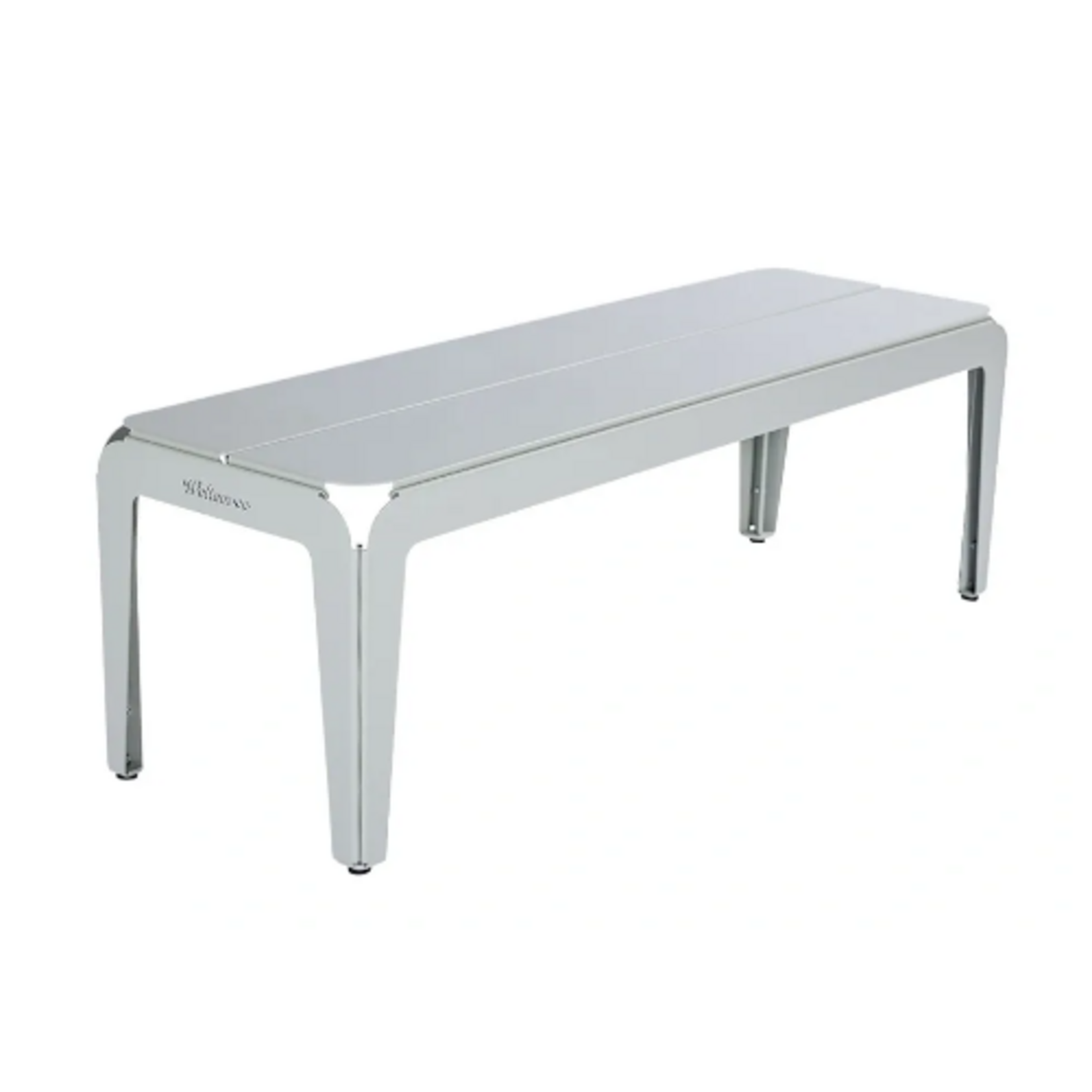 Weltevree Weltevree - Bended Bench 140 - Lichtgewicht aluminium tuinbank - Agate Gray
