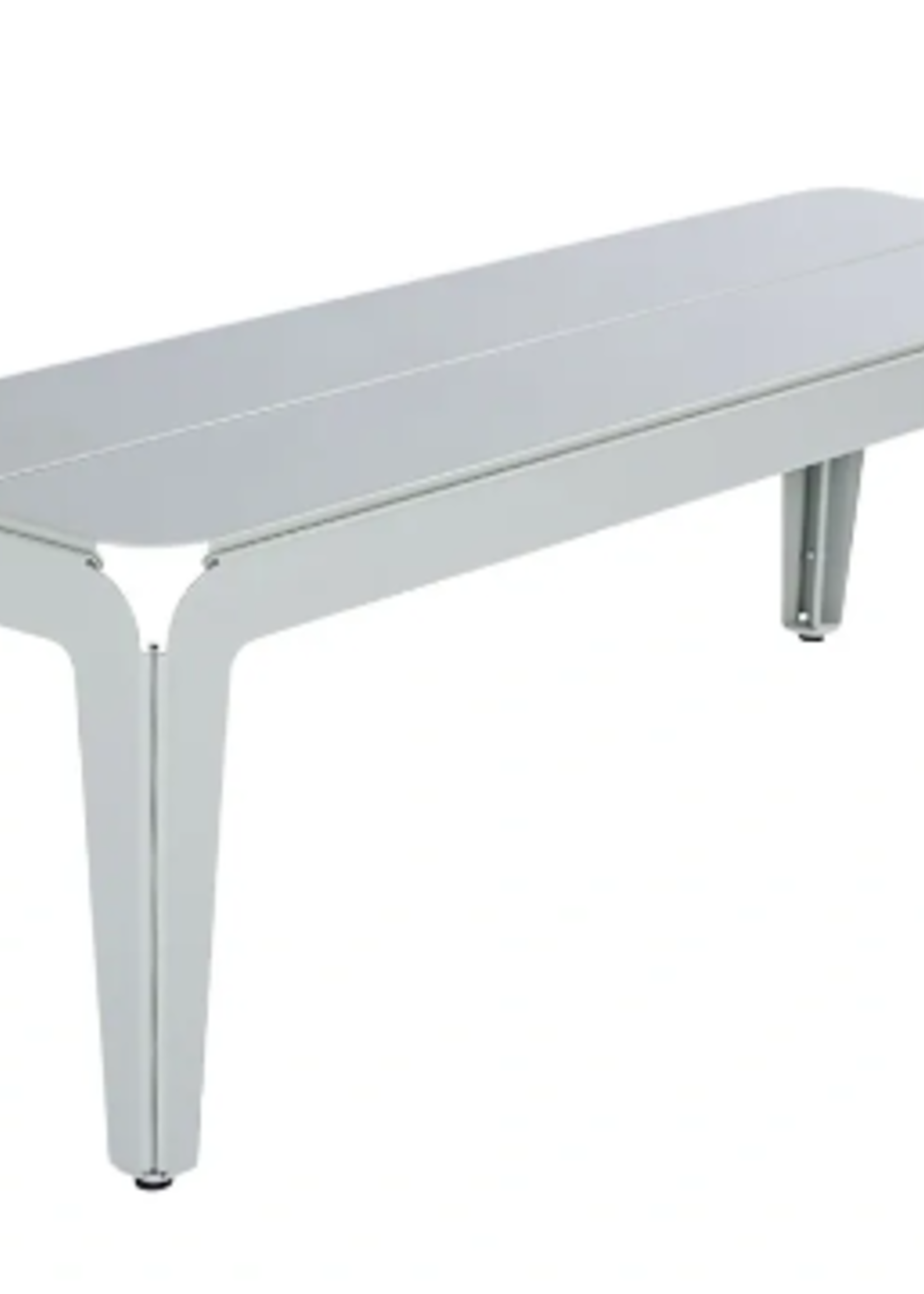 Weltevree Weltevree - Bended Bench 140 - Banc de jardin léger en aluminium - Gris agate