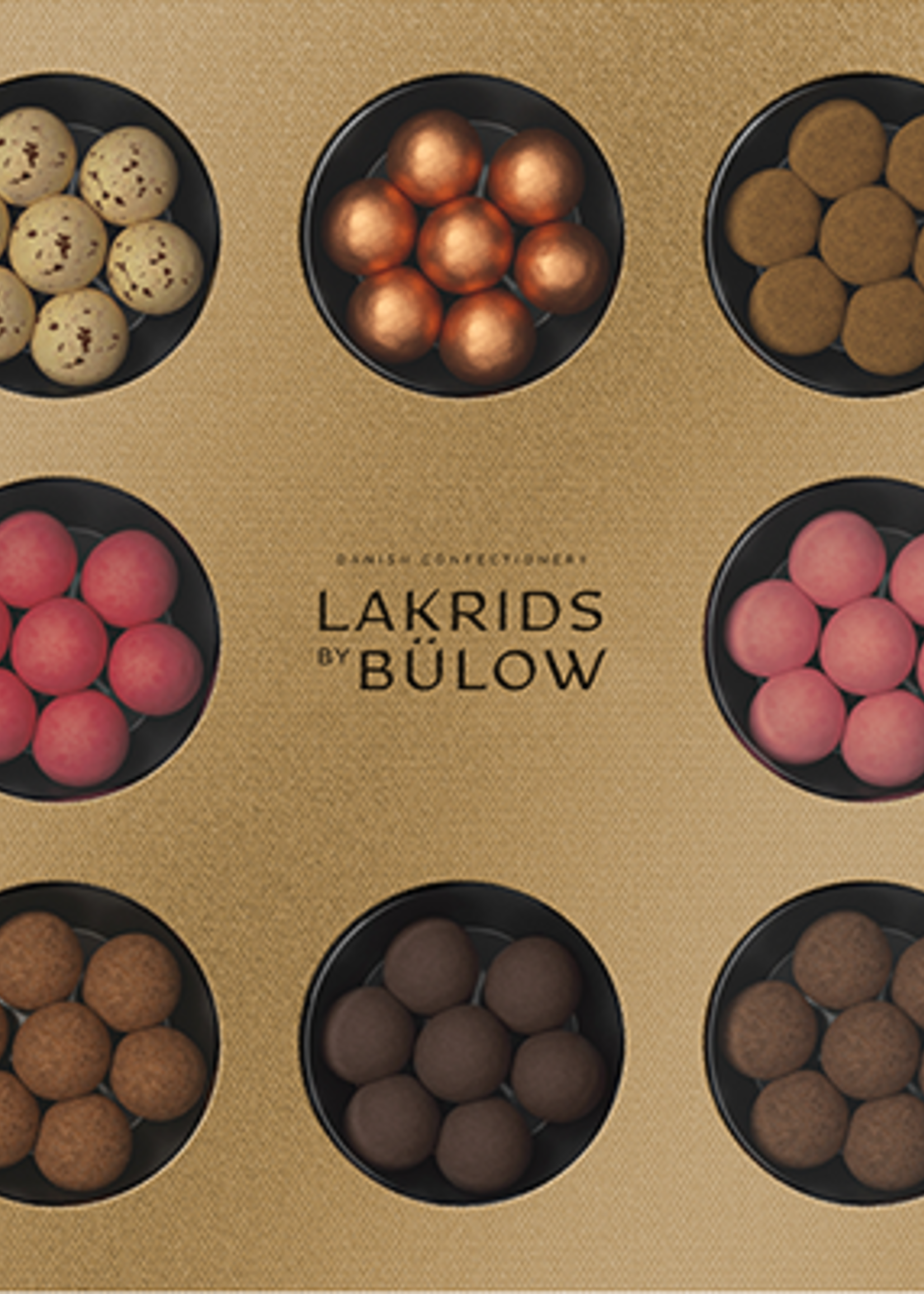 Lakrids Lakrids by Bulow - Réglisse au chocolat - Boîte d'hiver - Boîte dégustation - 8 saveurs