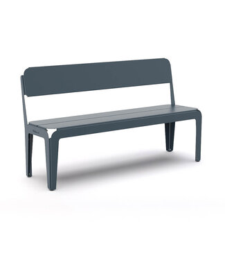 Weltevree Banc courbé avec dossier 140 - Gris Bleu