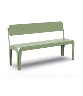 Weltevree Banc courbé avec dossier 140 - vert pâle