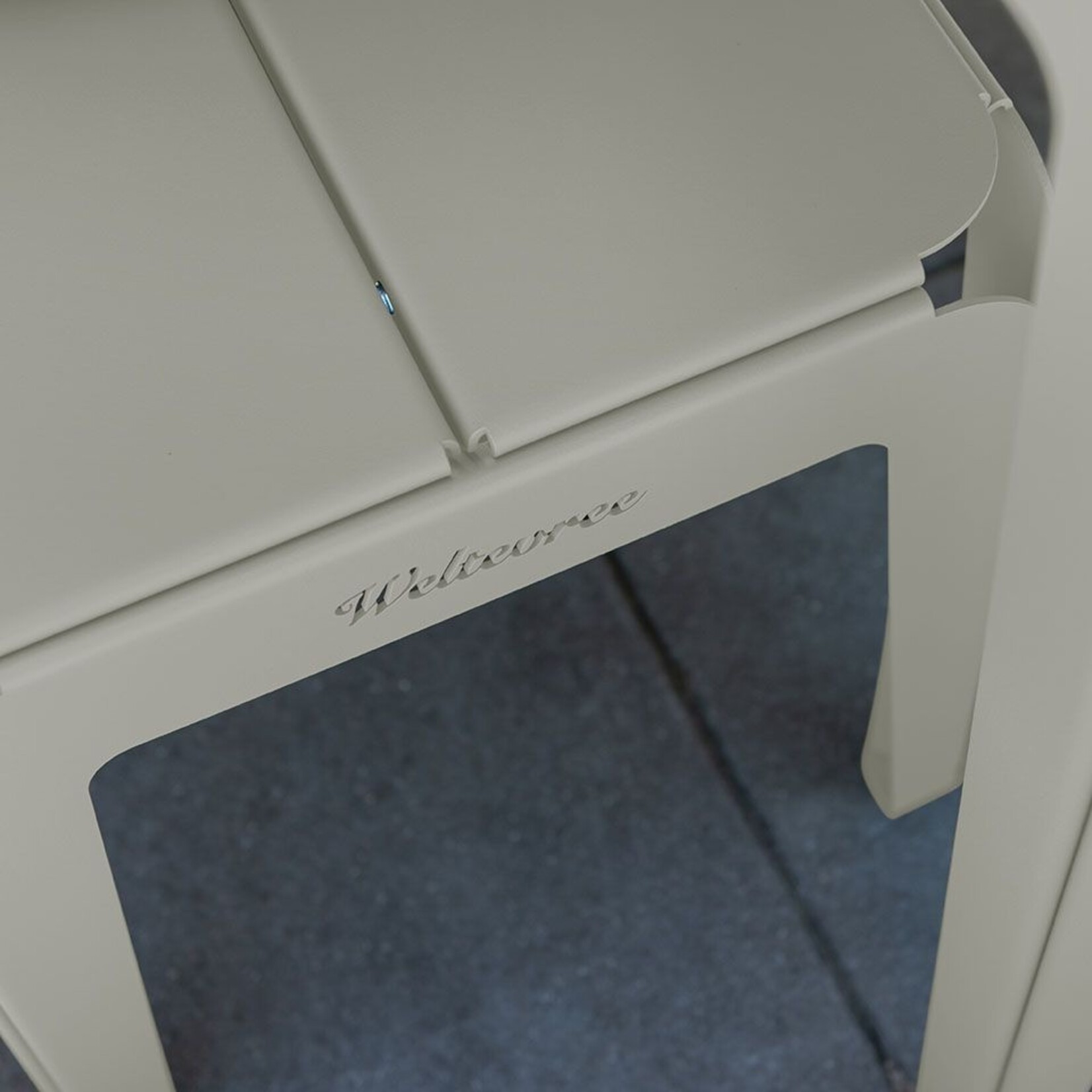 Weltevree Banc courbé avec dossier 140 - agate grise