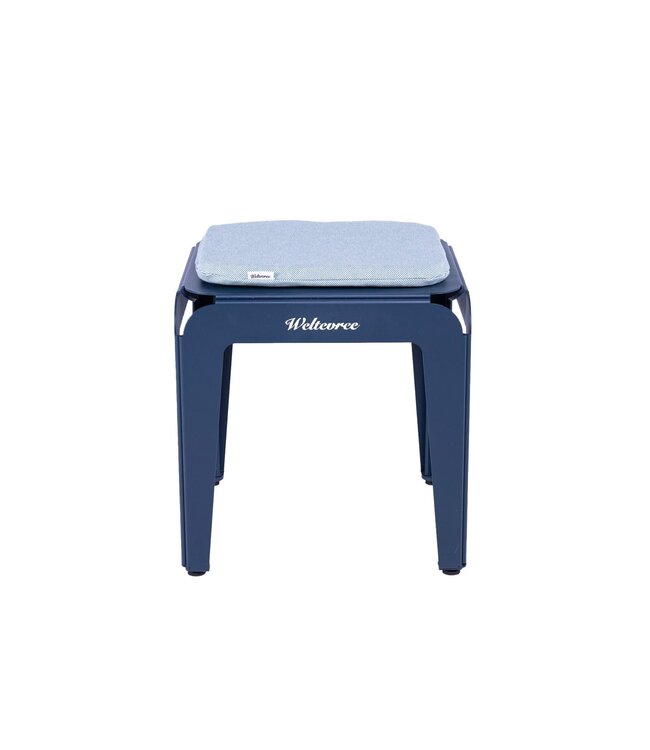 Bended Stool 45 - Blauwgrijs