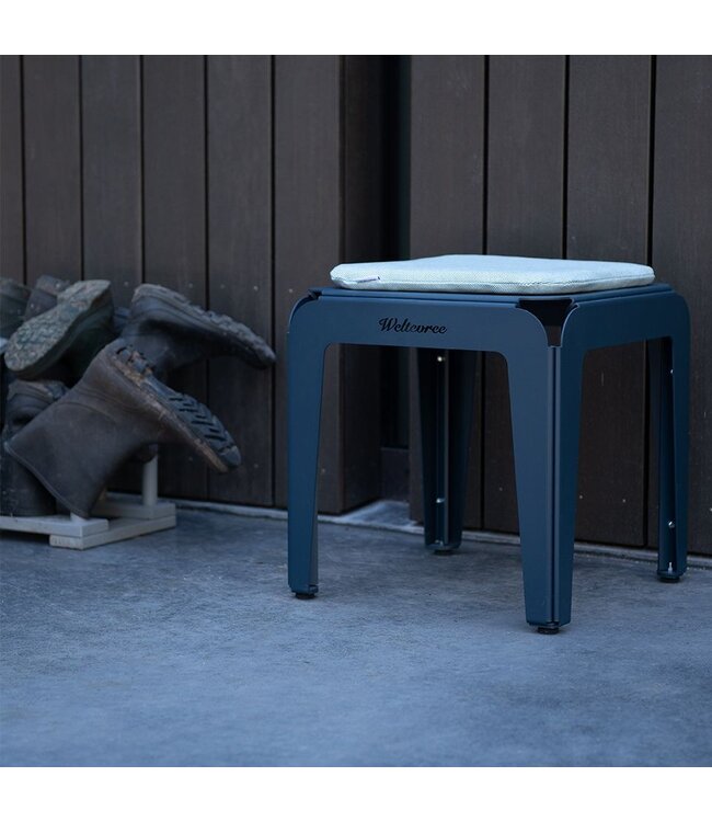 Bended Stool 45 - Blauwgrijs