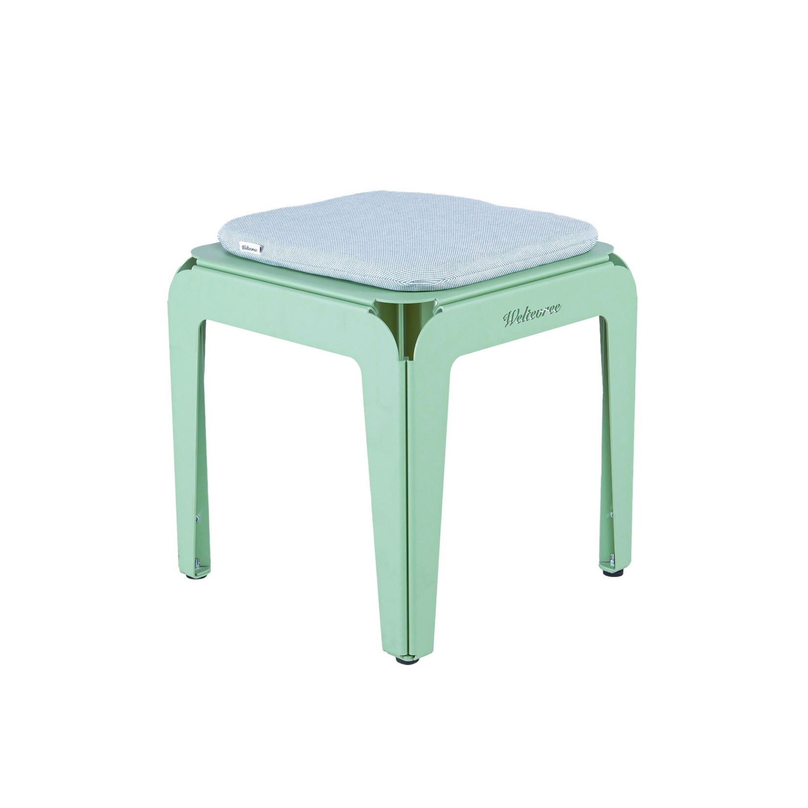 Weltevree Tabouret courbé 45 - vert pâle