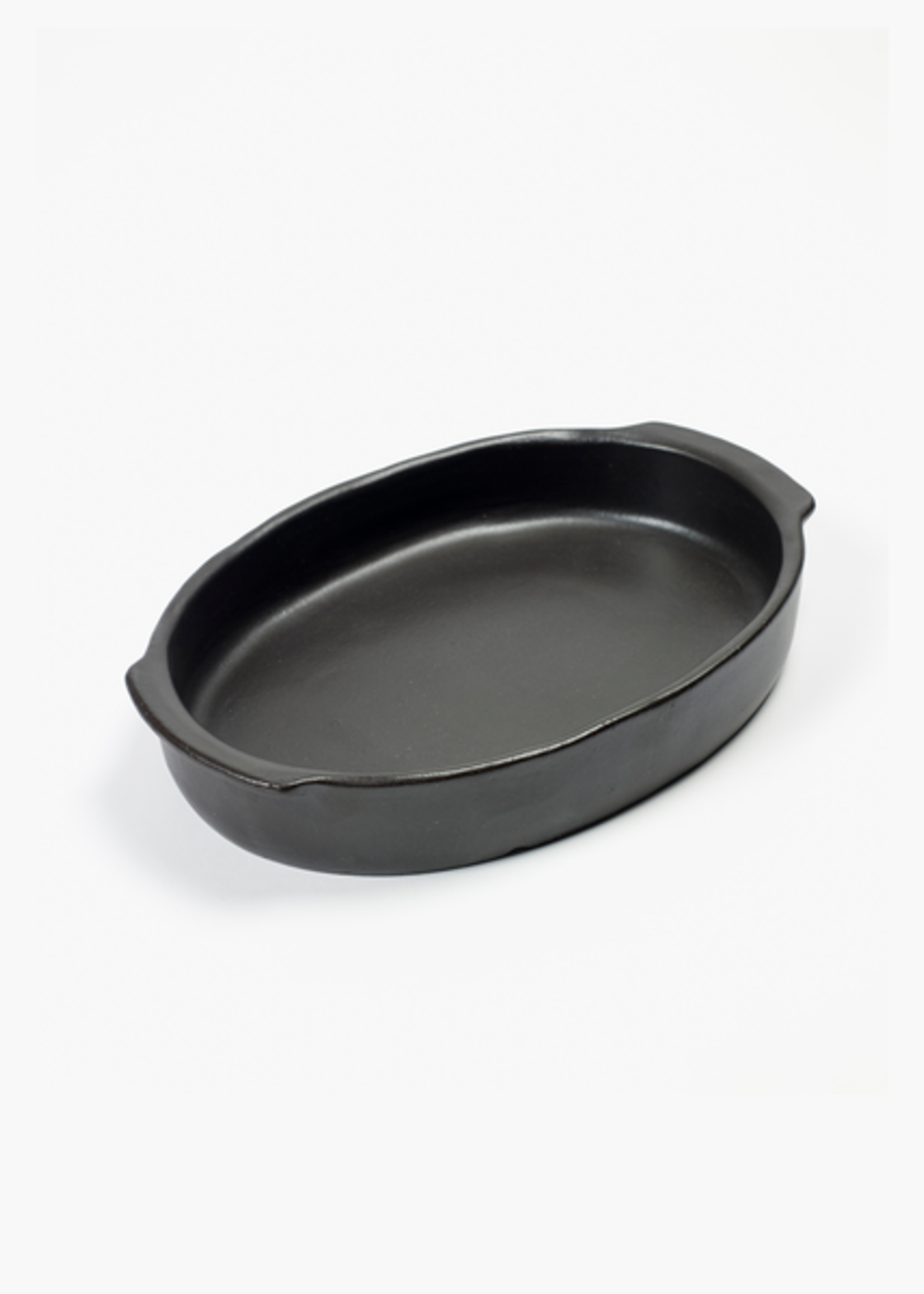 Serax Serax - Pascale Naessens - Pure - Plat à four - ovale - 24,5x16cm - S - noir