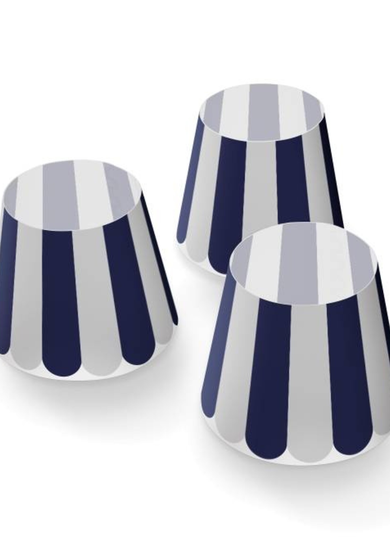 Edison Mini Cappie Set van 3 - Blauw Lampenkapje