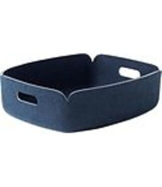 Muuto Bac de rangement Restore Tray bleu nuit