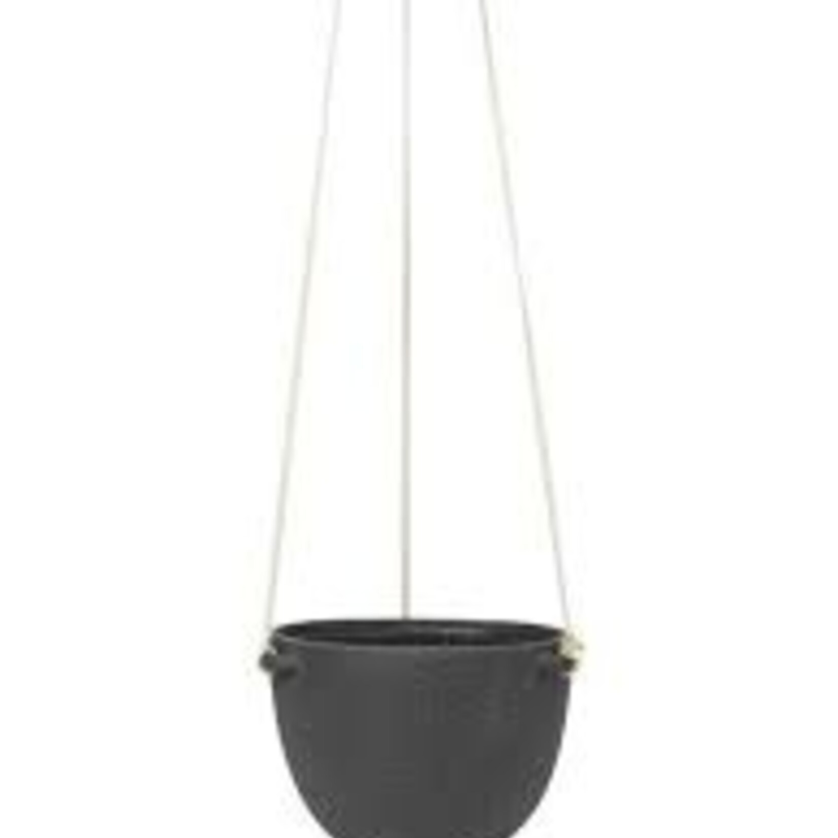 Ferm Living Ferm Living - Pot suspendu Speckle - Grand - Gris foncé
